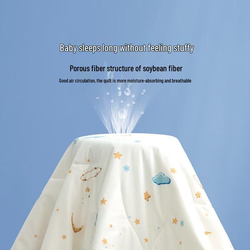 LUOLAI Infant Soy Protein Summer Quilt