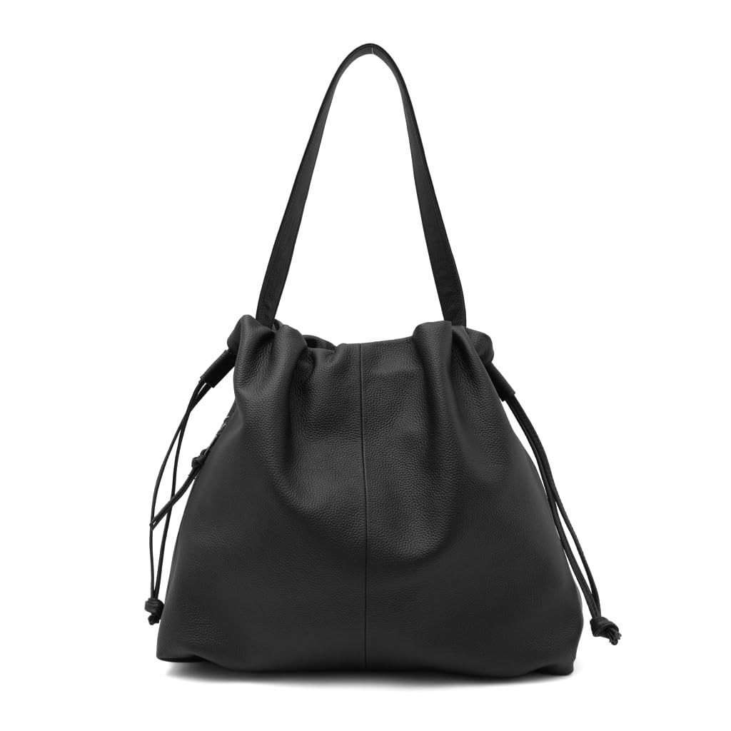 VITAFELICE Genuine Leather Tote Bag Women's One-Handle (sib-20060n) (Black)