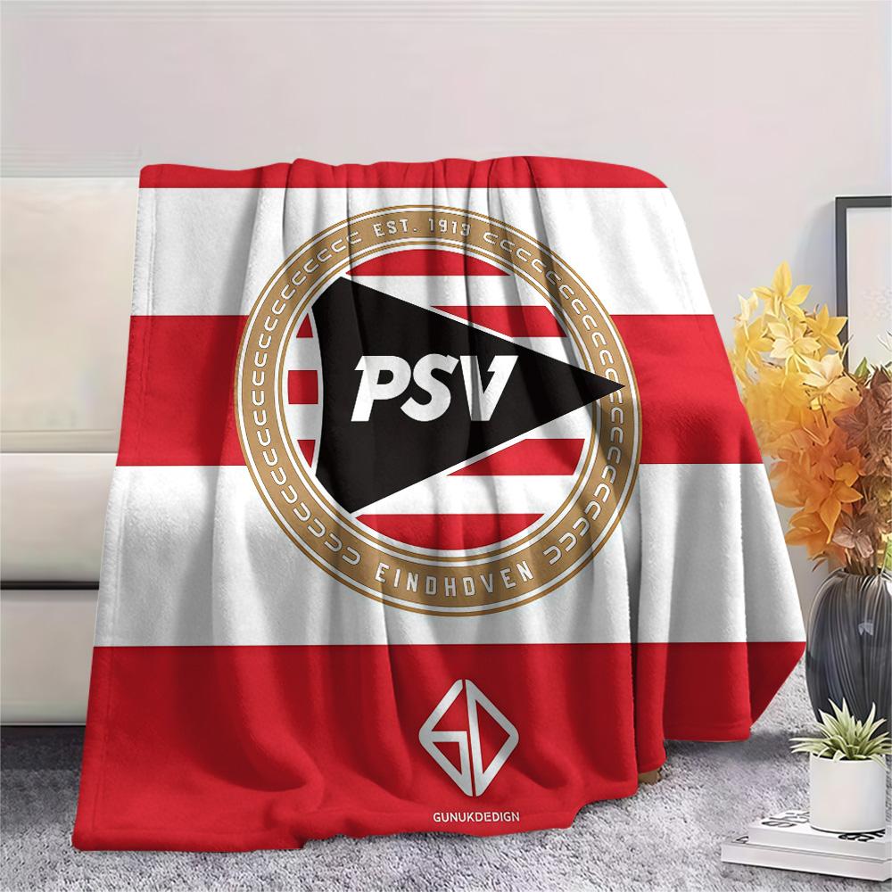 PSV Eindhoven Flannel Blanket, High quality Comfortable for All Seasons, Home Decor, Warmth and Comfort