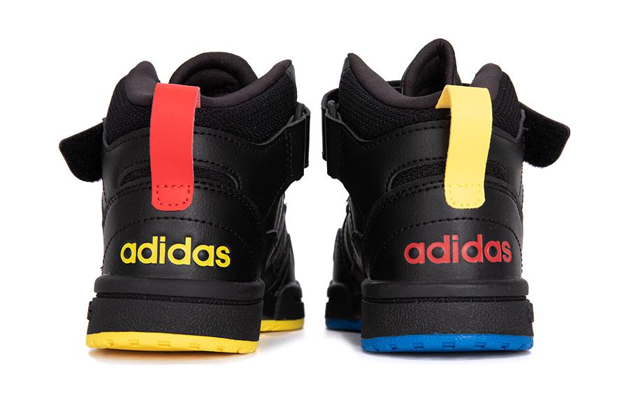 Adidas Neo Postmove Mid K Breathable And Wear resistant Mid top Kids' Skateboarding Shoes Black Kids' HQ4241