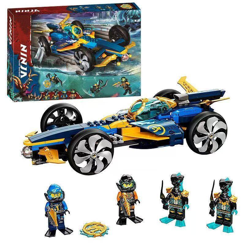 Конструктор LEGO-совместимый Ninjago 71756 Подводный Корабль Судьбы Строительные Блоки High Quality - Perfect Minifigure Version