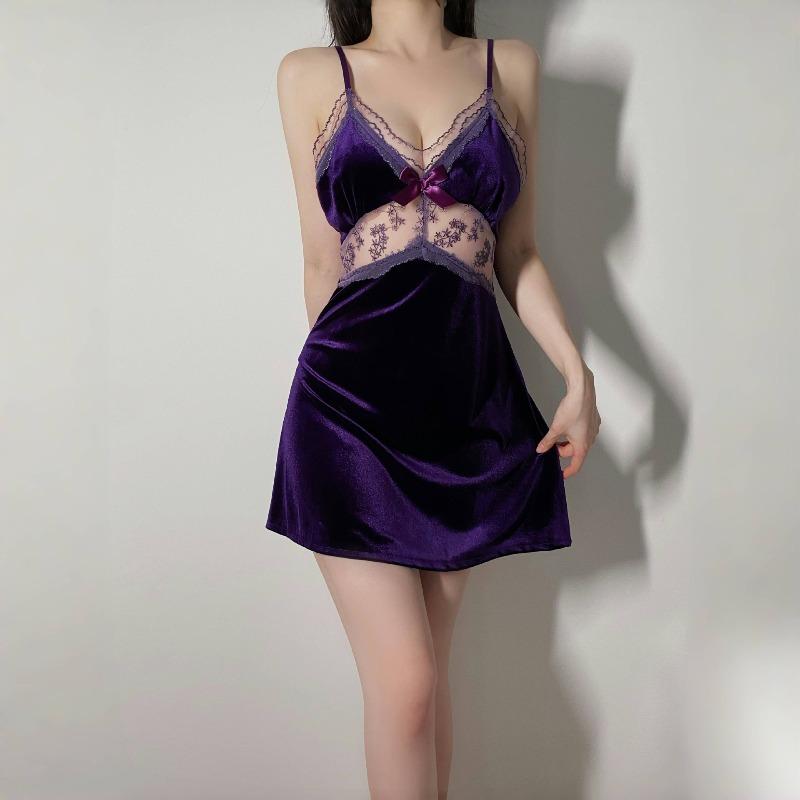 

Сексуальная золотистая велюровая пижама на подтяжках, осенне-зимняя ночная сорочка, халат, комплект из двух предметов, кружевной домашний костюм, женская XL