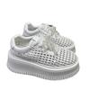 [Fanfna] Thick-soled hand-woven mesh women's summer 2025 new Roman women's shoes soft-soled light casual shoes