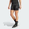 adidas Women Ultimate Two-in-One Aeroready Moisture-Wicking Reflective Running Shorts Recycled Polyester Black IM1866