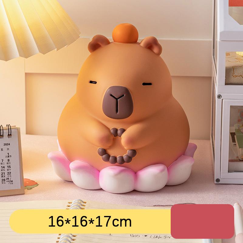 Cute Cartoon Capybara Piggy Bank Large Capacity Guinea Pig Piggy Bank Cash Savings Home Decoration Desktop Crafts Kids Gifts