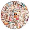 10 30 50 ADET Sevimli Karikatür Alpaka Koyun Hayvan Çıkartması Llama Deve Kawaii Dizüstü Bilgisayar Scrapbook Kaykay Araba Oyuncak Çıkartmaları F5