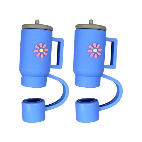 

2 шт. Силиконовая крышка для соломинки, пылезащитная крышка для напитков, мягкие насадки на соломинку для соломинок диаметром 10 мм, многоразовая крышка для соломинки для использования на улице, в путешествиях, в офисе D