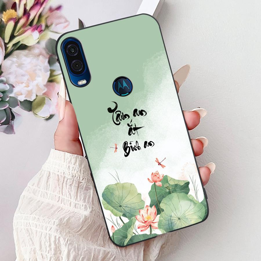 Για θήκη Motorola One Vision Κάλυμμα ONEVision Μοντέρνο Ζωγραφισμένο Σιλικόνης Μαλακό Πίσω Κάλυμμα Για θήκη Motor One Macro Προστατευτικό Κέλυφος