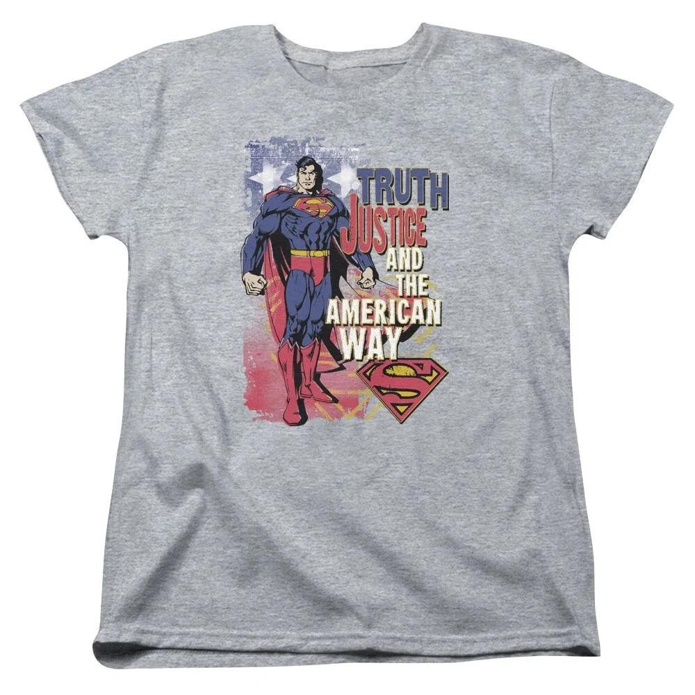 Superman  Truth Justice  Women s T-Shirt 2XL