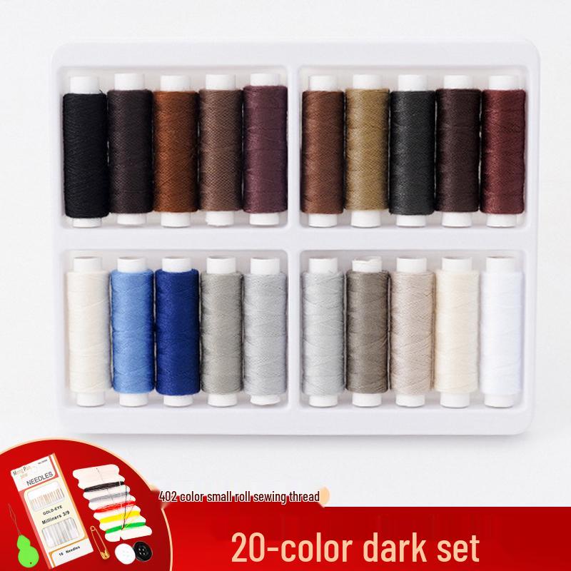 Portable Hand-Sewing Kit with Sturdy Needle and Thread Storage Box