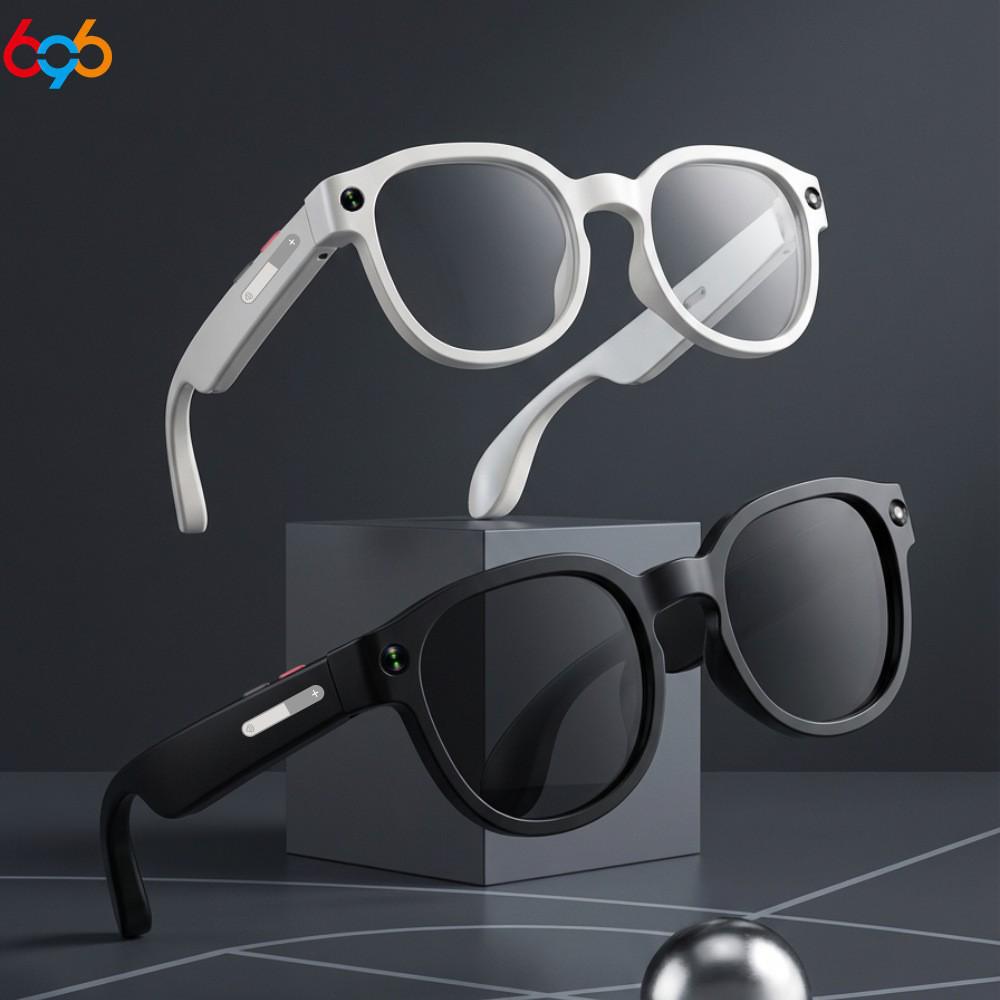 AIMB-S1 Smart Bluetooth Glasses: 5MP Camera, Music, Calls, Video Recording, AI Translation.