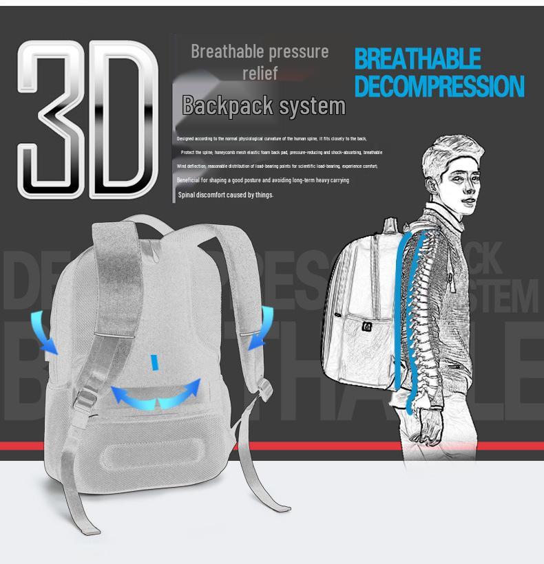 North American Bestseller: Men's Large-Capacity Travel Laptop Backpack, 20-inch, School Bag.