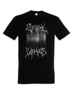 Eternal Darkness Blackmetal Forest T-Shirt Norwegian True Death Metal Dark Frost
