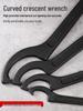 Crescent Shock Absorb Wrench for Water Meter Cover Disassembly