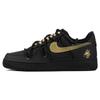 Air Force 1 Low 07 Triple Black Cobertura Caña Baja Zapatillas de Skate Unisex Negro Mate Dorado CW2288-001(EquipoJ-)