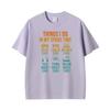 Dinge, die ich in meiner Freizeit mache Lustiger Typ Autoenthusiast T-Shirts Unisex Retro Mode Sommer T-Shirt Unisex Kleidung Lässiges T-Shirt