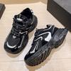 Platformové dad shoes 2025 nové letní populární síťované prodyšné malé bílé boty univerzální jarní a podzimní ležérní sportovní boty