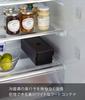 Yamazaki Tower a airtight food container with approximately W10 x x with a 7710, deep-access, handle, black, D27.5 H8.4cm, bubble.