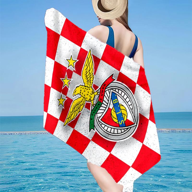Football Club Eagle Beach Towel, Super Soft Microfiber, Gift for Her/Him, Birthday, for Pool, Beach, Travel, Home Decor Fan gifts