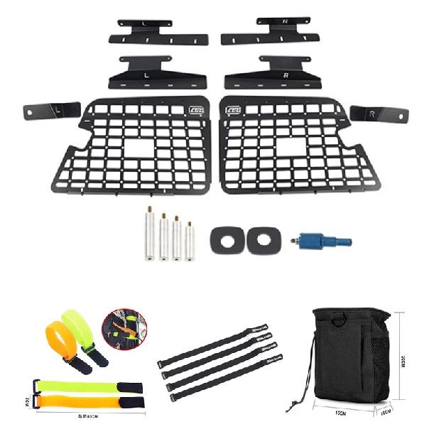 For Toyota Land Cruiser J100 1999-2007 Side Window Shelf Car Rear Trunk Debris Rack Molle panel Fit for Lexus LX470 1999-2007