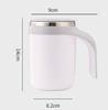 Portable Automatic Stirring Cup Mug Rechargeable Coffee Electric Stirring Stainless Steel Magnetic Rotating Blender Stirring Cup