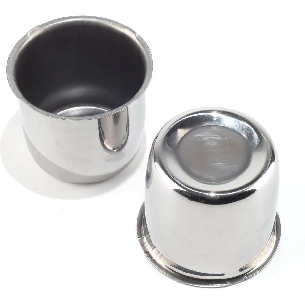 

2Pcs 3.31 Push Through Wheel Center Caps Stainless Trailer Hub Cap for Truck SUV RV Wheel Rim (Fit 3.31 Bore 3.03 H Chrome)