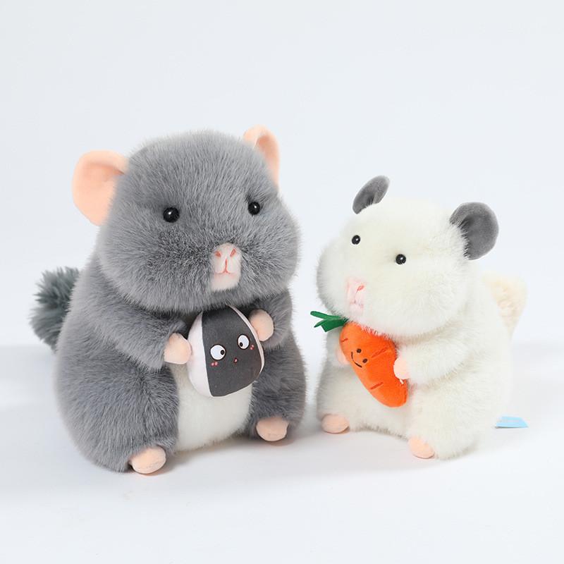 Plush Hamster Cartoon Toy Cute Animal Doll Room Decoration Children Gift Holiday