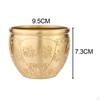 Brass Feng Shui Bowl Chinese Character for Home Office Decoration Housewarming Gift