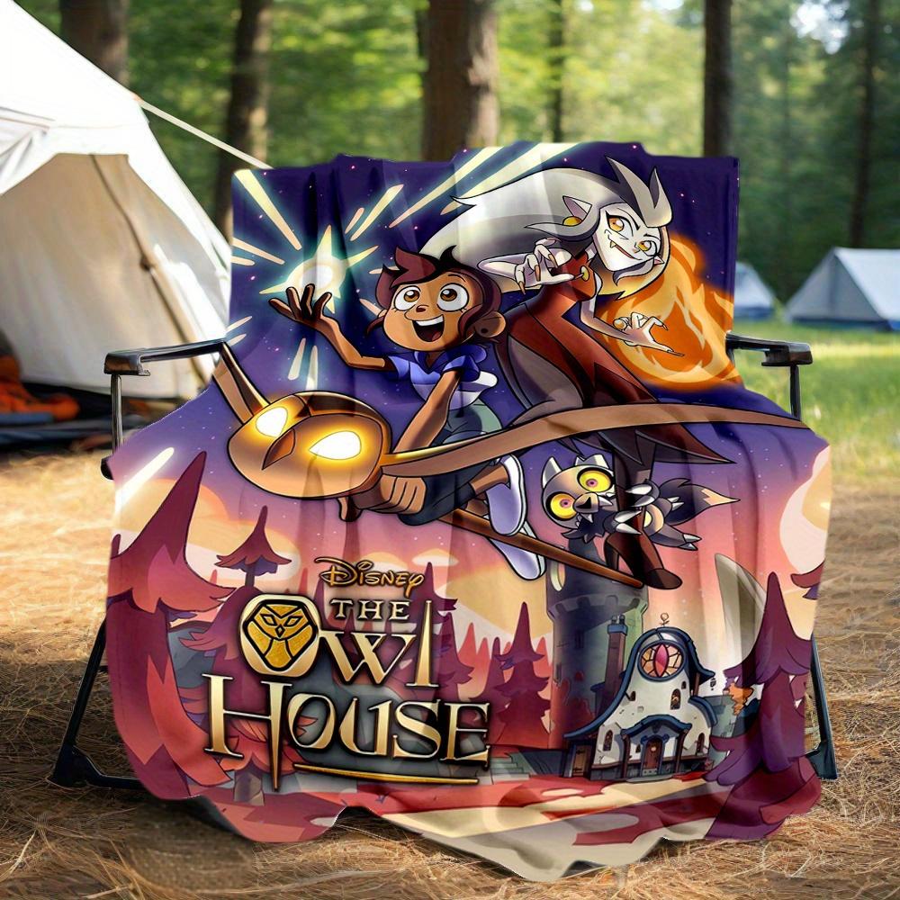 1pc, The Owl House Blanket Seasonal Gift for Friends, Soft Throw Blanket, Outdoor Blankets, Living Room, Travel