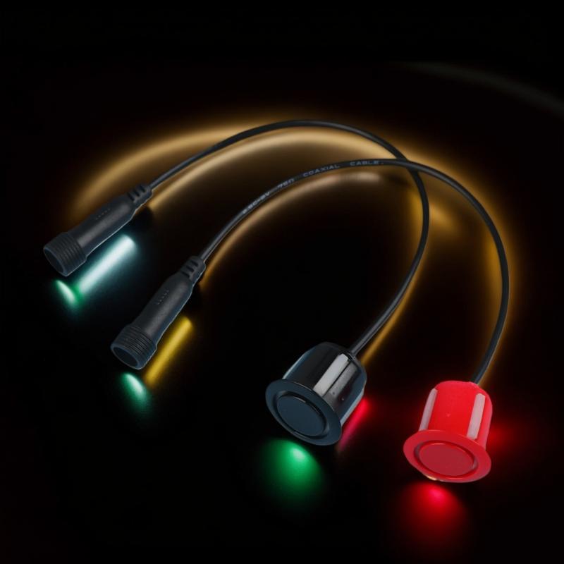 Car Parking Sensor 18.8mm Reversing-Radar Probe Upgrade Cable Car Reverse Parking Waterproof Sensor Sound