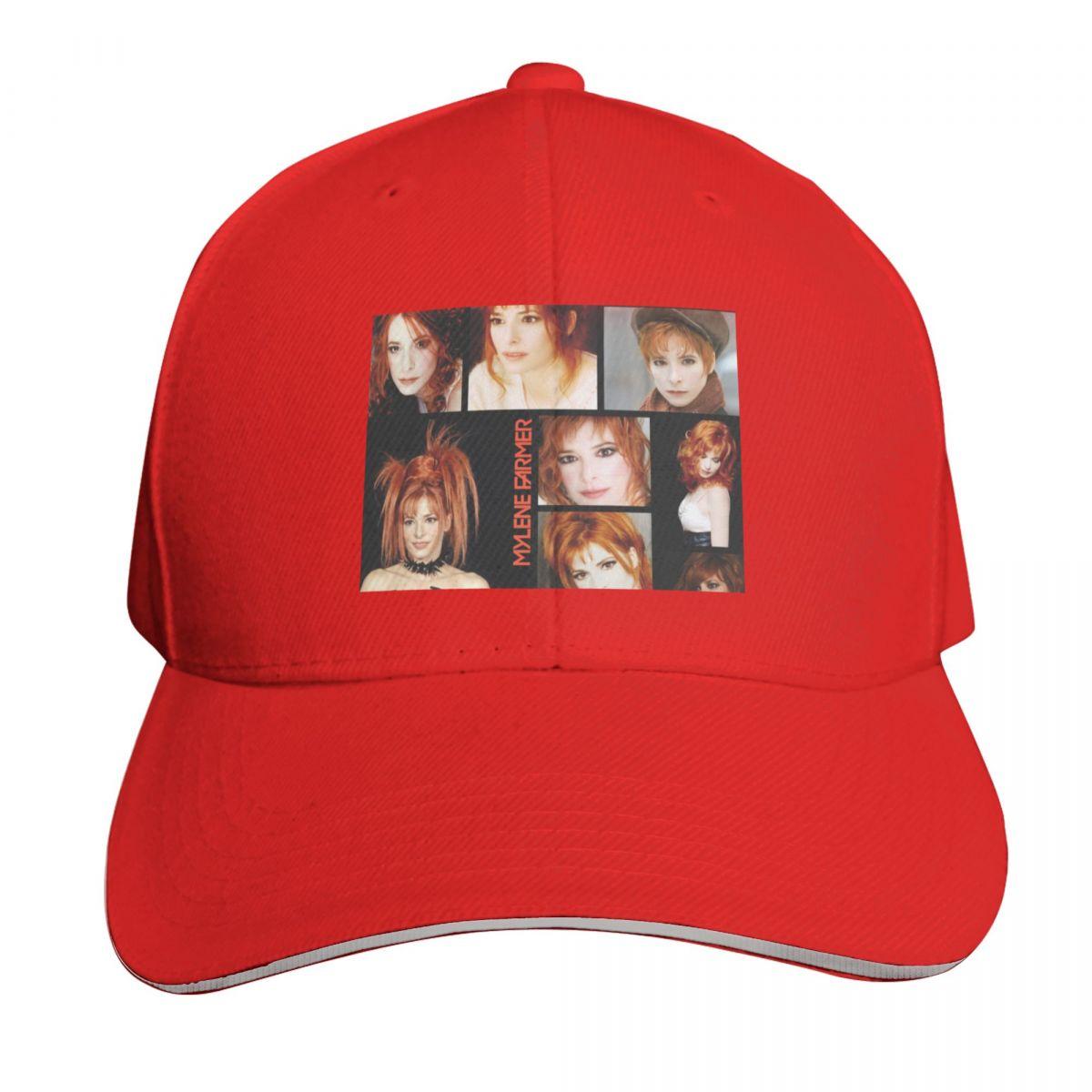 Mylne Farmer Baseball Cap Trucker Cap Christmas Hat custom Hat Luxury Cap For Unisex Womens