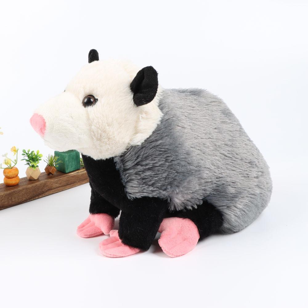 Plush Toy Opossum Stuffed Animal Doll Home Bedroom Decoration Kids 40cm Gift