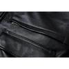 Chinese Size Brown Black Real Cowhide M65 Hunting Leather Jacket Men Genuine Leather Coat Winter Pockets Jackets Jaqueta Masculina De Couro