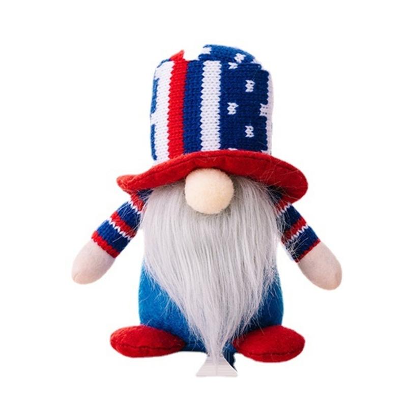 American Independence Day Gnomes Decoration 4th of July Gift Tomtes Swedish Gnomes Figurines Memorial Day Ornaments