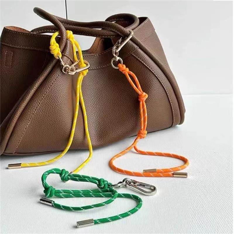 Pack of 4 Rope Key Rings Stylish Rope Keychain Fashionable Key Adornment Key Holder Key Clip Suitable for Daily Use