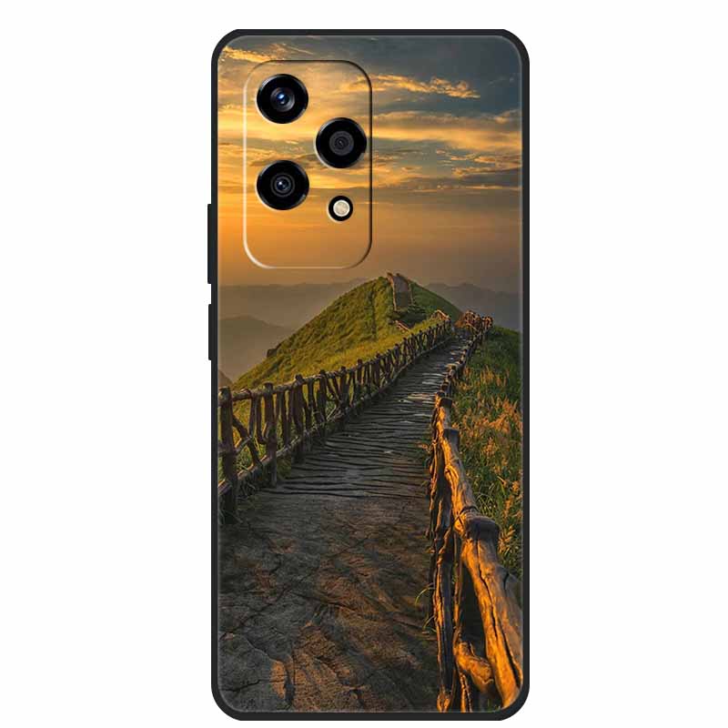 For Honor 200 Lite Cases Animals Soft TPU Painted Cat Phone Case Back Cover For Huawei Honor 200 Lite 5G Protection Bumper funda