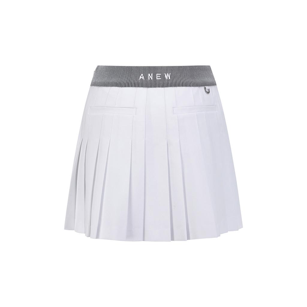 ANEW GOLF Women Essential Pleats Skirt_Wh