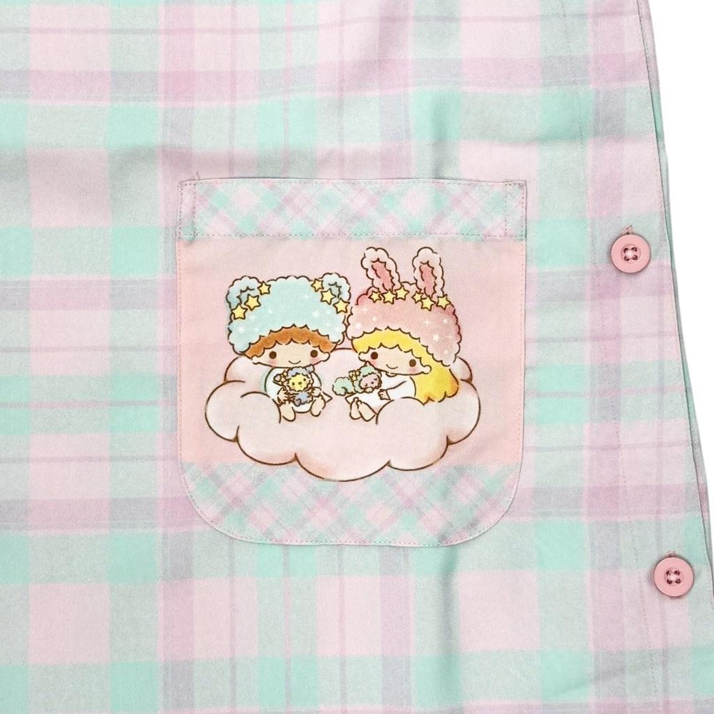 Sanrio Character Nursery Teacher Apron, Adult Size F, M-L (Little Twin Stars (25SS))
