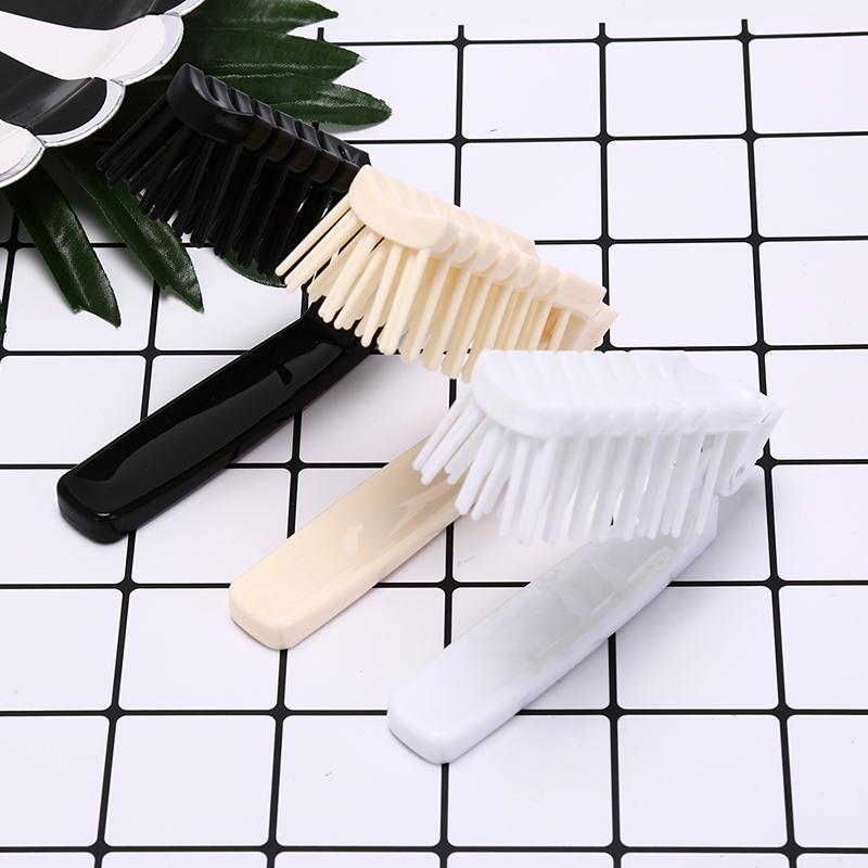 Mini Plastic Folding Hair Brush Compact Pocket Size Travel Comb Convenience