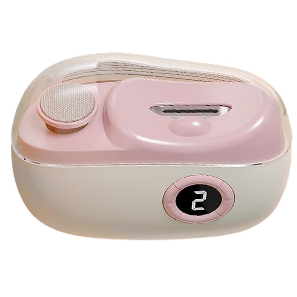 Electric Nail Clipper for Seniors with ThreeSpeed Cutting, LED Light, Quiet USBC Rechargeable Design