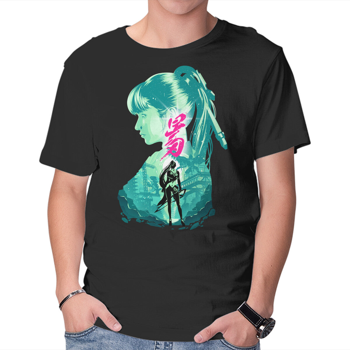 Unisex Crew Neck T-Shirt Project Eve Graphic Short Sleeve Casual Tee XXXL