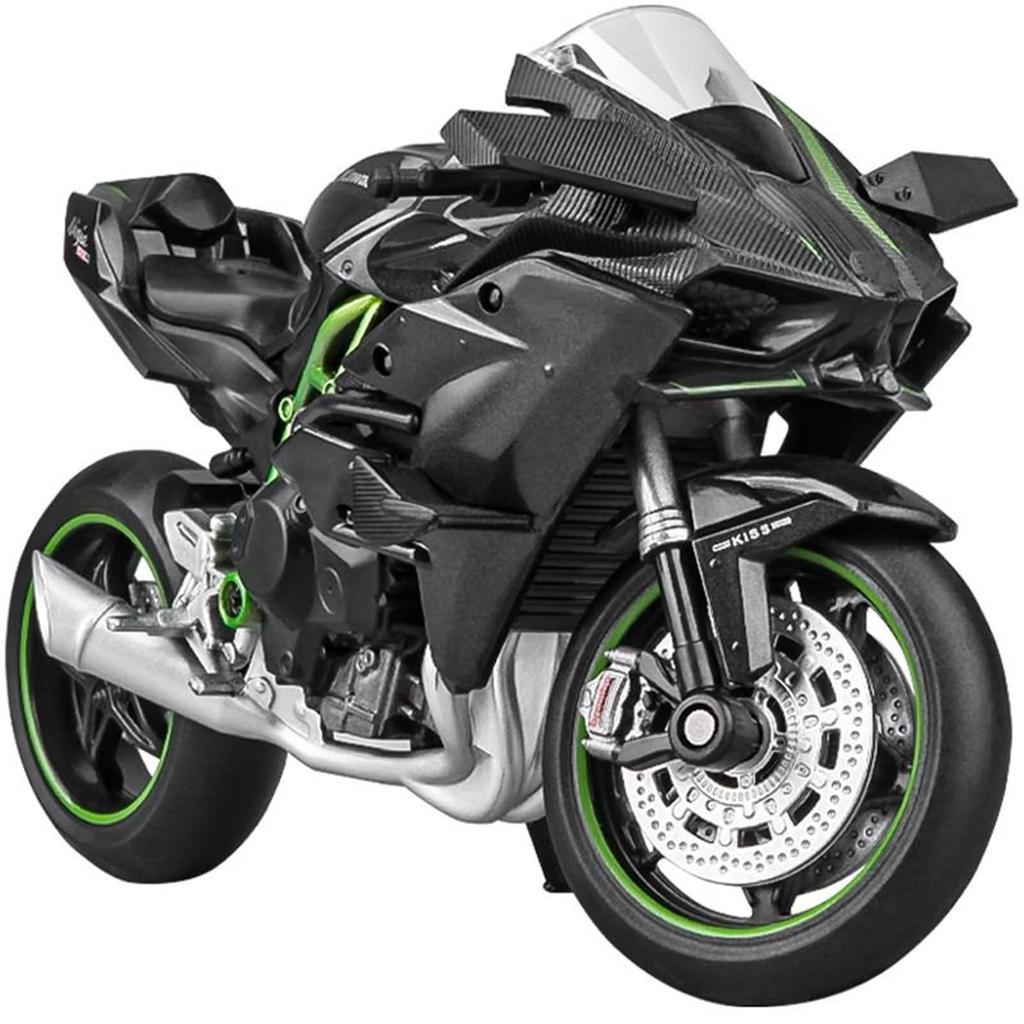 Perfekt für Kawasaki H2R 1:12 Simulation Motorradmodell Legierung Motorrad Imitation Racing Freund Geschenk Modell senden
