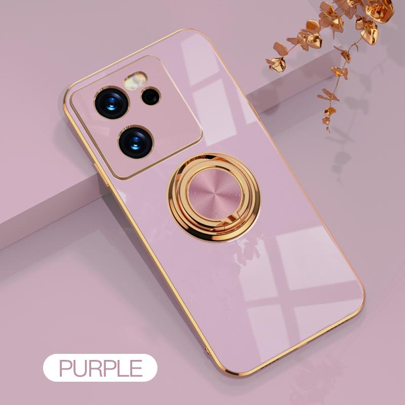 For Xiaomi 14T Plating Glossy Silicone Case For Xiaomi 14 T 13T 12T 11T 13 12 11 Lite 5G 12X 10T 10 12S 14T Pro Ring Stand Cover