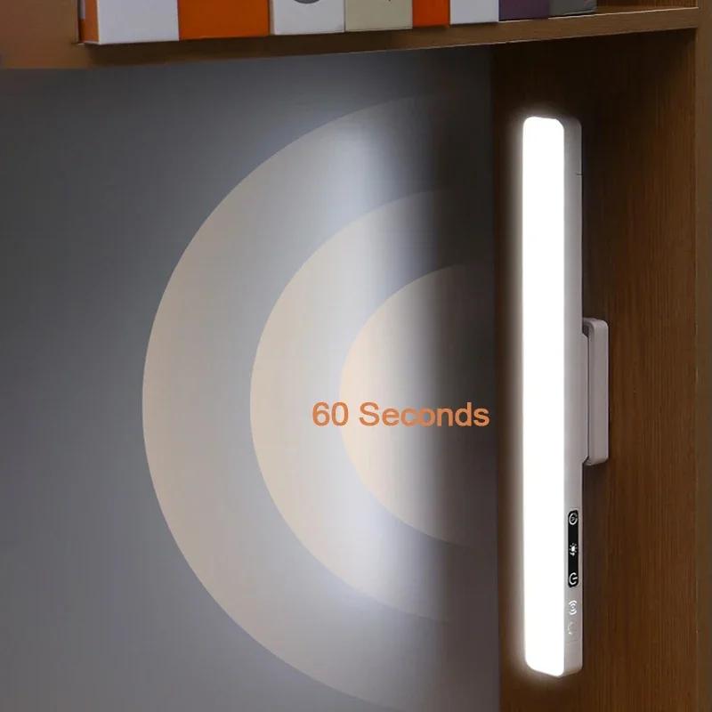 LED Desk Lamp Magnetic USB Rechargeable Light Stepless Dimming Table Lamp Hanging Bedroom Table Reading Rechargeable Night Light