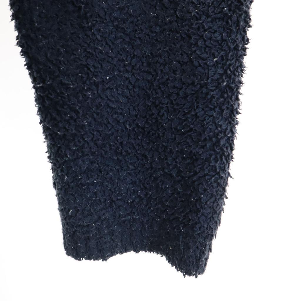 BAREFOOT DREAMS Long Sleeve Fluffy Zip Hoodie S Navy Roomwear Ron Herman Men's Used