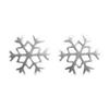 Schneeflocken-Ohrstecker - Koreanischer Stil, Klassische Liebe für den Winter, Ideales Geschenk für den Geburtstag der Freundin, Weihnachten oder Neujahr