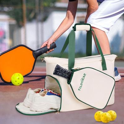 Pickleball Bag Racquet Equipment Portable Carry with Zipper Women Men Racket