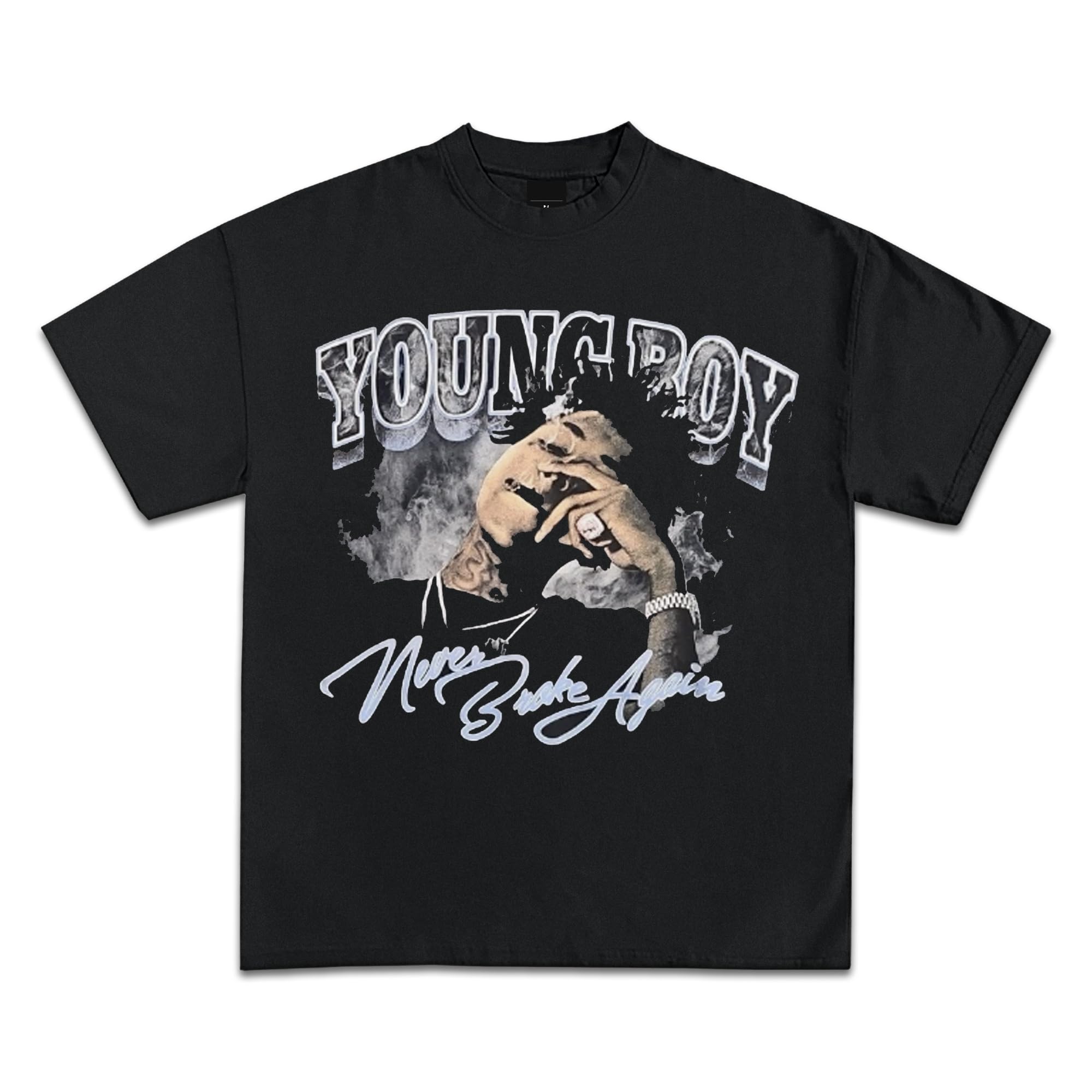 

Youngboy Vintage Ніколи Не Зламаний Знову Графічні Футболки Преміум Якість Важка Вага MASA Сорочки Чоловічий Вуличний Одяг Харадзюку Y2K Топи S