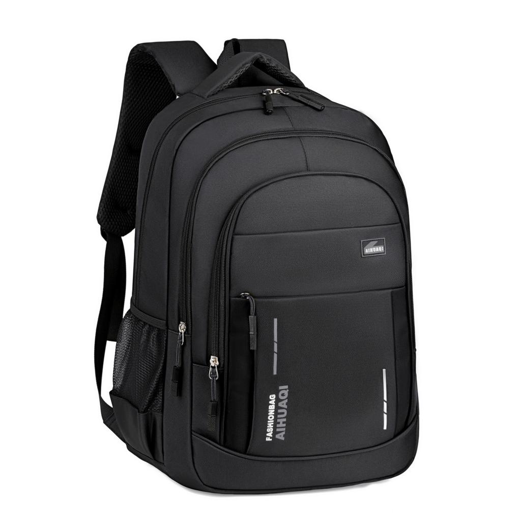 Men's Laptop Backpack Large Capacity Simple Business Computer Bag Travel Daypack for Students