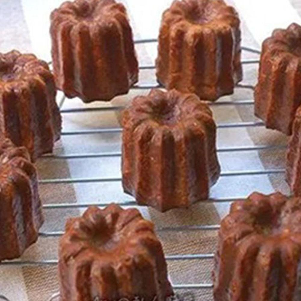 Nonstick Aluminium Canele Moulds Cup For Bakery Jelly Cheese Holder Baking Tools French Pastry Custard Cookie Kitchen Tools